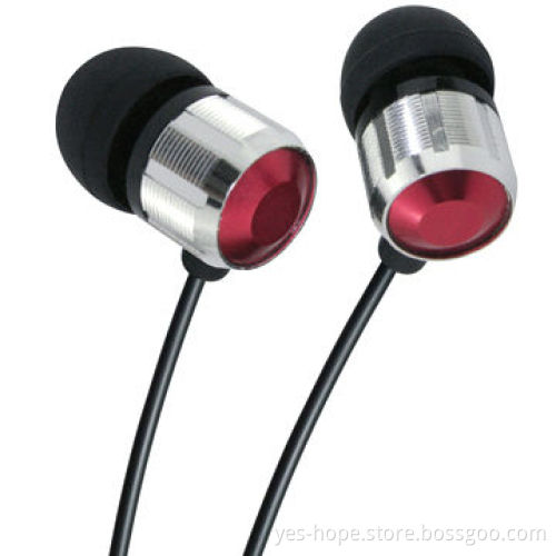 Attractive in-ear earphones with deeper bass and extended frequency performance